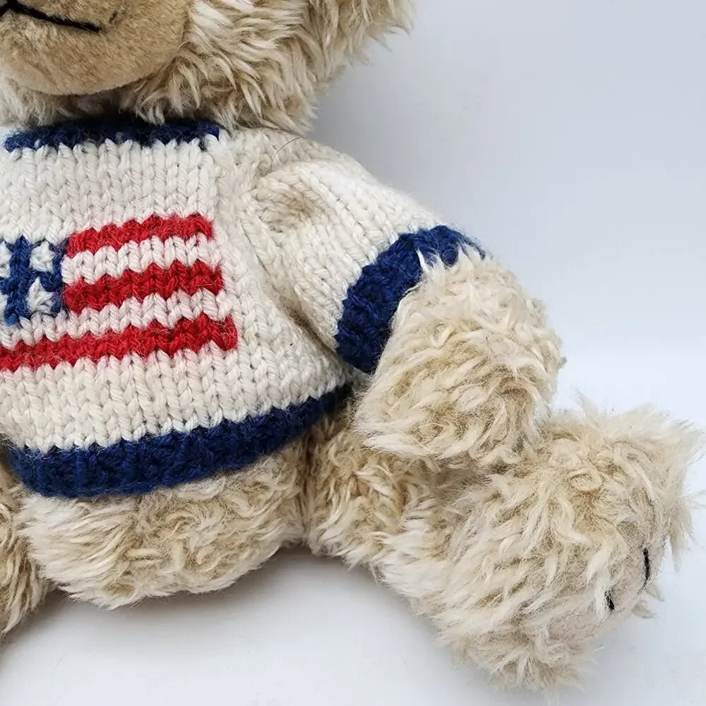 Vintage Goody Bear Beige Plush Toy 8